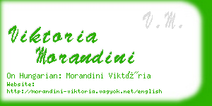 viktoria morandini business card